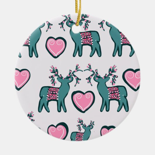 クリスマスアート セラミックオーナメント (正面)