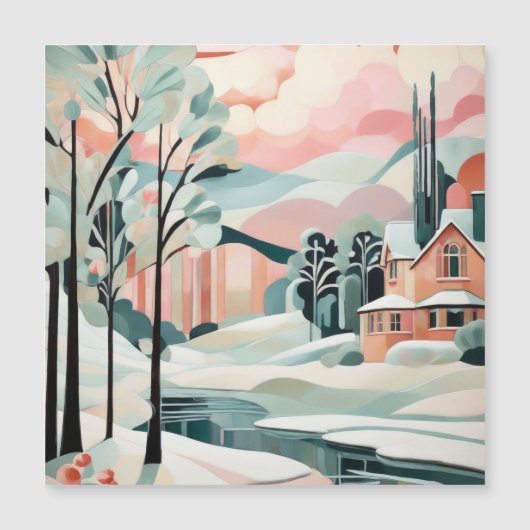 クリスマスアールデコ[磁気デザイン] (正面)