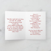 クリスマスイエスの季節の理由 シーズンカード (内部)