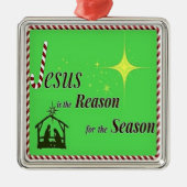 クリスマスイエスオーナメント メタルオーナメント (正面)
