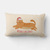 クリスマスイエロータブビーキャット ランバークッション (裏面)