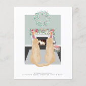 クリスマスイエローラブラドールドッグフィアレスシーン (正面)