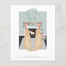 クリスマスイエローラブラドールドッグフィアレスシーン