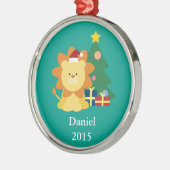 クリスマスイオン メタルオーナメント (左)