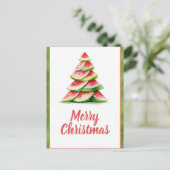 クリスマスイカの木 ポストカード (スタンド正面)