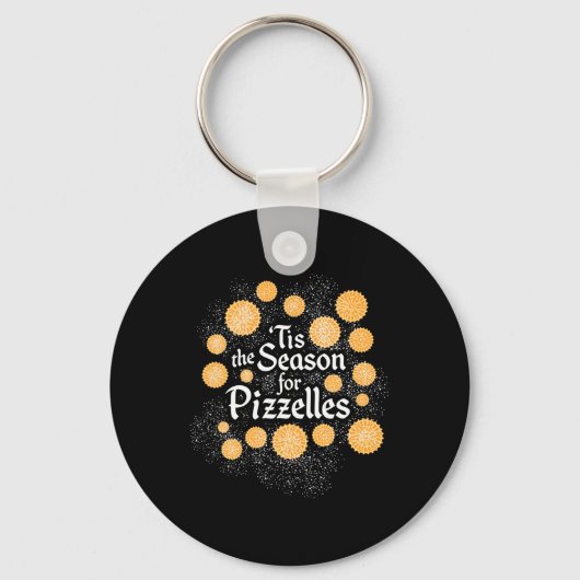 クリスマスイタリアンクッキー – ピズの季節 キーホルダー (正面)