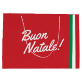 クリスマスイタリアン抱き枕 ラージペーパーバッグ (裏面)