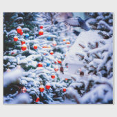 クリスマスイッ素晴らしド ラッピングペーパー (フラット)