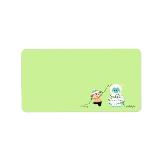 クリスマスイティ ラベル (正面)