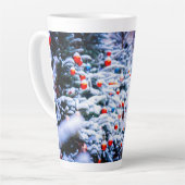 クリスマスイドル美しい カフェラテマグ (左アングル)