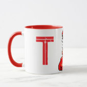 クリスマスイニシャルマグ マグカップ (左)