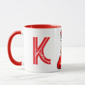 クリスマスイニシャルマグ マグカップ (左)