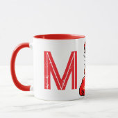 クリスマスイニシャルマグ マグカップ (左)