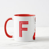 クリスマスイニシャルマグ マグカップ (左)