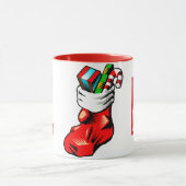 クリスマスイニシャルマグ マグカップ (中央)