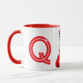 クリスマスイニシャルマグ マグカップ (左)