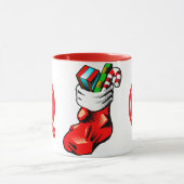 クリスマスイニシャルマグ マグカップ (中央)