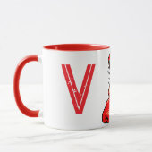 クリスマスイニシャルマグ マグカップ (左)