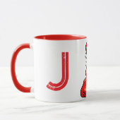 クリスマスイニシャルマグ マグカップ (左)