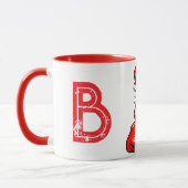 クリスマスイニシャルマグ マグカップ (左)