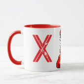 クリスマスイニシャルマグ マグカップ (左)