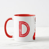 クリスマスイニシャルマグ マグカップ (左)