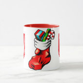 クリスマスイニシャルマグ マグカップ (中央)