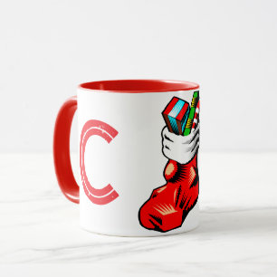 クリスマスイニシャルマグ マグカップ