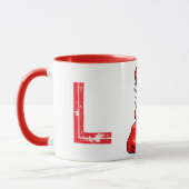 クリスマスイニシャルマグ マグカップ (左)