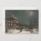 クリスマスイブそりの乗カスタマイズり物 シーズンカード (正面)