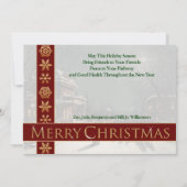 クリスマスイブそりの乗カスタマイズり物 シーズンカード (裏面)