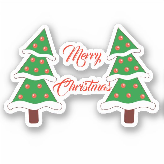 クリスマスイブにメリークリスマス！ シール (正面)