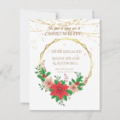 クリスマスイブに指輪をプレゼント カード (正面)