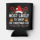 クリスマスイブに買い物をする可能性が最も高い、クリスマス、 缶クーラー (正面)