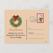 クリスマスイブに閉じ込める シーズンポストカード (裏面)