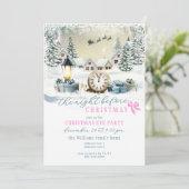 クリスマスイブのお祭りパーティー  - クリスマスイブを祝おう 招待状 (スタンド正面)