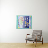 クリスマスイブのアニマル物語 タペストリー (インサイチュ(横))