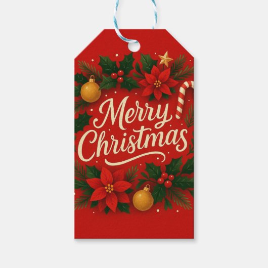クリスマスイブのギフトカード ギフトタグ (正面)