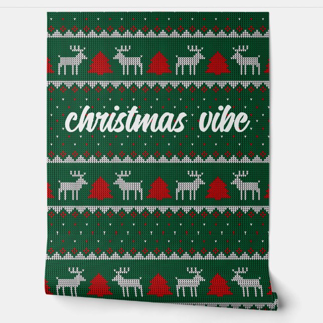 クリスマスイブのクリスマスパターン壁紙 壁紙 (ほどく)