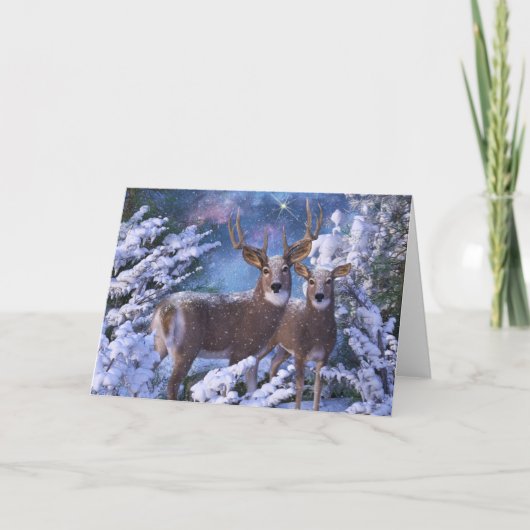 クリスマスイブのグリーティングカード カード (正面)