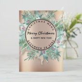 クリスマスイブのホリデーウィンターメニュー ローズの花輪 メニュー (スタンド正面)