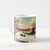 クリスマスイブのマグカップ コーヒーマグカップ (正面左)