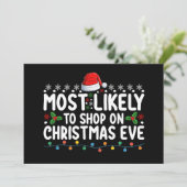 クリスマスイブの休日に最も買い物しそう 招待状 (スタンド正面)