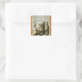 クリスマスイブの前日 スクエアシール (バッグ)