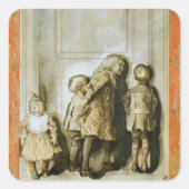 クリスマスイブの前日 スクエアシール (正面)