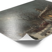 クリスマスイブの教会 フォトプリント            (角)