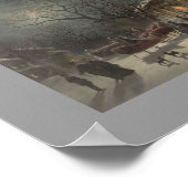 クリスマスイブの教会 ポスター (角)