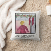 クリスマスイブの期待 クッション (ブランケット)