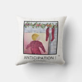 クリスマスイブの期待 クッション (裏面)
