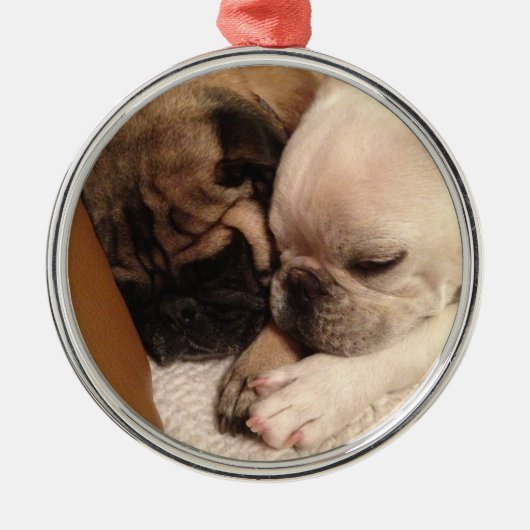 クリスマスイブの甘美な夢 メタルオーナメント (正面)